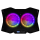 Podkładka chłodząca pod laptopy MODECOM Podstawka chłodząca pod laptopa CF18 RGB SILENT FAN czarna PL-MC-CF-18-RGB